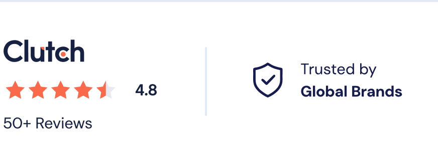 Homepage hero Clutch rating