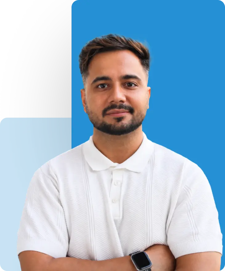 CEO Jaswinder singh About Us hero Section